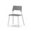 Stol Como FSC 4-ben sh 45 cm stor sits silverstativ