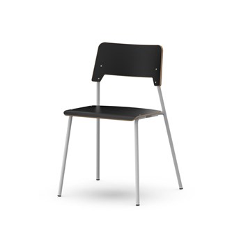 Stol Como FSC 4-ben sh 45 cm stor sits silverstativ