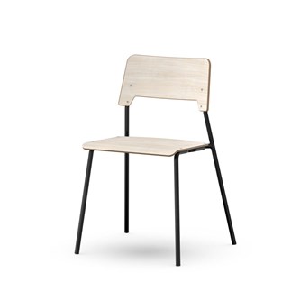 Stol Como FSC BX 4-ben sh 45 cm stor sits svart stativ