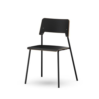 Stol Como FSC BX 4-ben sh 45 cm stor sits svart stativ