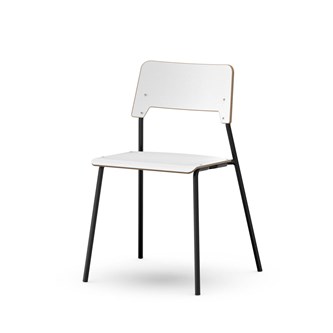Stol Como FSC BX 4-ben sh 45 cm stor sits svart stativ