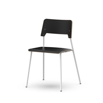 Stol Como FSC BX 4-ben sh 45 cm stor sits vitt stativ