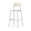 Stol Como FSC BX 4-ben sh 75 cm mellan sits silverstativ