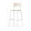 Stol Como FSC BX 4-ben sh 75 cm mellan sits vitt stativ