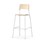 Stol Como FSC BX 4-ben sh 75 cm mellan sits vitt stativ