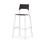 Stol Como FSC BX 4-ben sh 75 cm mellan sits vitt stativ