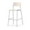 Stol Como FSC BX 4-ben sh 75 cm stor sits silverstativ