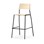 Stol Como FSC BX 4-ben sh 75 cm stor sits svart stativ