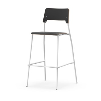 Stol Como FSC BX 4-ben sh 75 cm stor sits vitt stativ