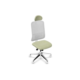 Kontorsstol Utila Mesh light grey FS med nackstöd Rivet