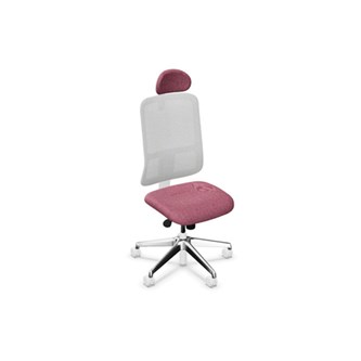 Kontorsstol Utila Mesh light grey FS med nackstöd Rivet