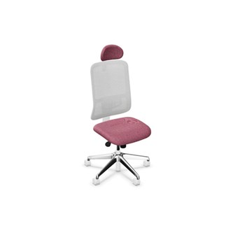 Kontorsstol Utila Mesh light grey FS med nackstöd Rivet