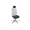 Kontorsstol Utila Mesh light grey FS med nackstöd Rivet