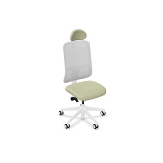 Kontorsstol Utila Mesh light grey SA2T med nackstöd Rivet