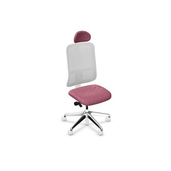 Kontorsstol Utila Mesh light grey SA2T med nackstöd Rivet