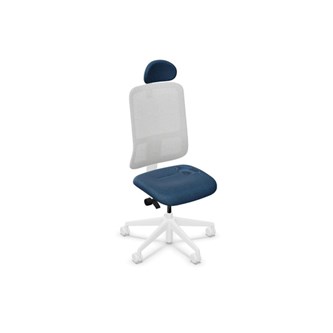 Kontorsstol Utila Mesh light grey SA2T med nackstöd Rivet