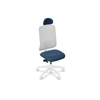 Kontorsstol Utila Mesh light grey SA2T med nackstöd Rivet