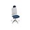Kontorsstol Utila Mesh light grey SA2T med nackstöd Rivet