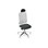 Kontorsstol Utila Mesh light grey SA2T med nackstöd Rivet