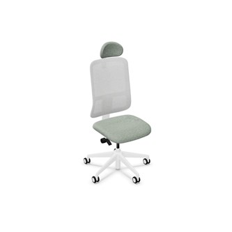 Kontorsstol Utila Mesh light grey SA2T med nackstöd Rivet