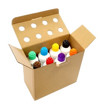 Markers med flytande färg, 8 x 75 ml