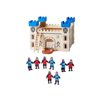 Riddarborg med riddare