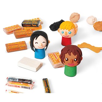 Modellera Plastilina hudtoner, 18x50 g