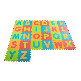 Tyst pusselmatta, bokstäver A-Z