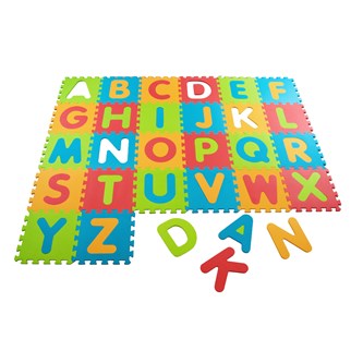 Tyst pusselmatta, bokstäver A-Z