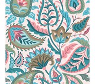 Poplin mönstrad, paisley