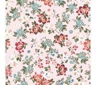 Poplin mönstrad, blomma