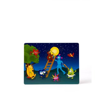 Babblarna Ljudpussel, Månen