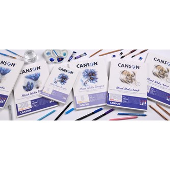 Block Canson Mixed Media 300 g, A3