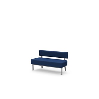 Frame sittbänk med ryggstöd 2-sits
