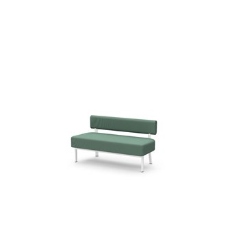 Frame sittbänk med ryggstöd 2-sits