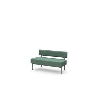Frame sittbänk med ryggstöd 2-sits