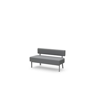 Frame sittbänk med ryggstöd 2-sits