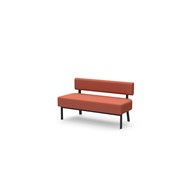 Frame sittbänk med ryggstöd 2-sits