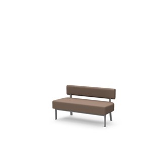 Frame sittbänk med ryggstöd 2-sits