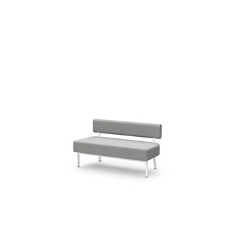 Frame sittbänk med ryggstöd 2-sits