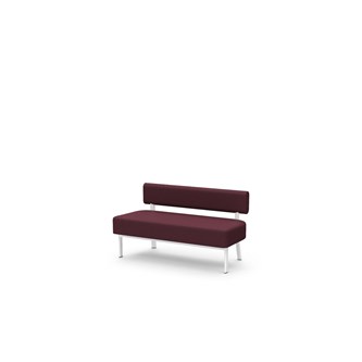 Frame sittbänk med ryggstöd 2-sits