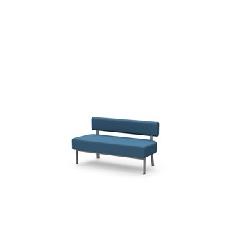 Frame sittbänk med ryggstöd 2-sits