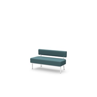 Frame sittbänk med ryggstöd 2-sits