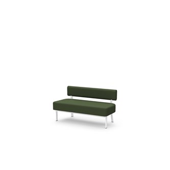 Frame sittbänk med ryggstöd 2-sits
