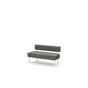 Frame sittbänk med ryggstöd 2-sits