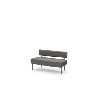 Frame sittbänk med ryggstöd 2-sits