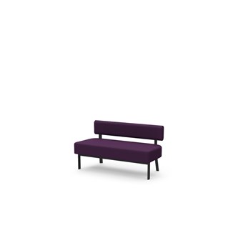 Frame sittbänk med ryggstöd 2-sits