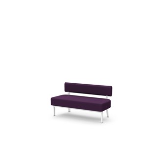Frame sittbänk med ryggstöd 2-sits