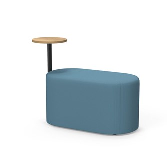 Frame sittpuff med sidobord