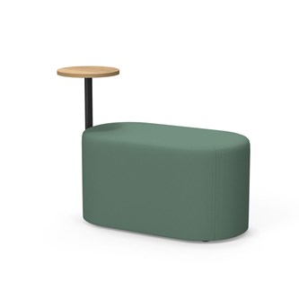 Frame sittpuff med sidobord